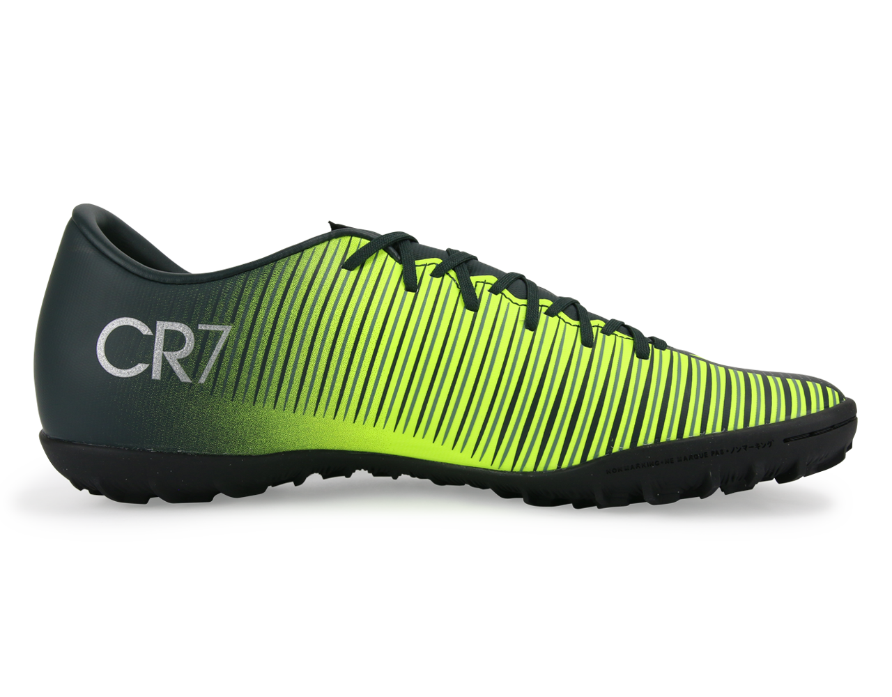 Nike Men's MercurialX Victory VI CR7 Turf Soccer Shoes Seaweed/Volt/Hasta/White