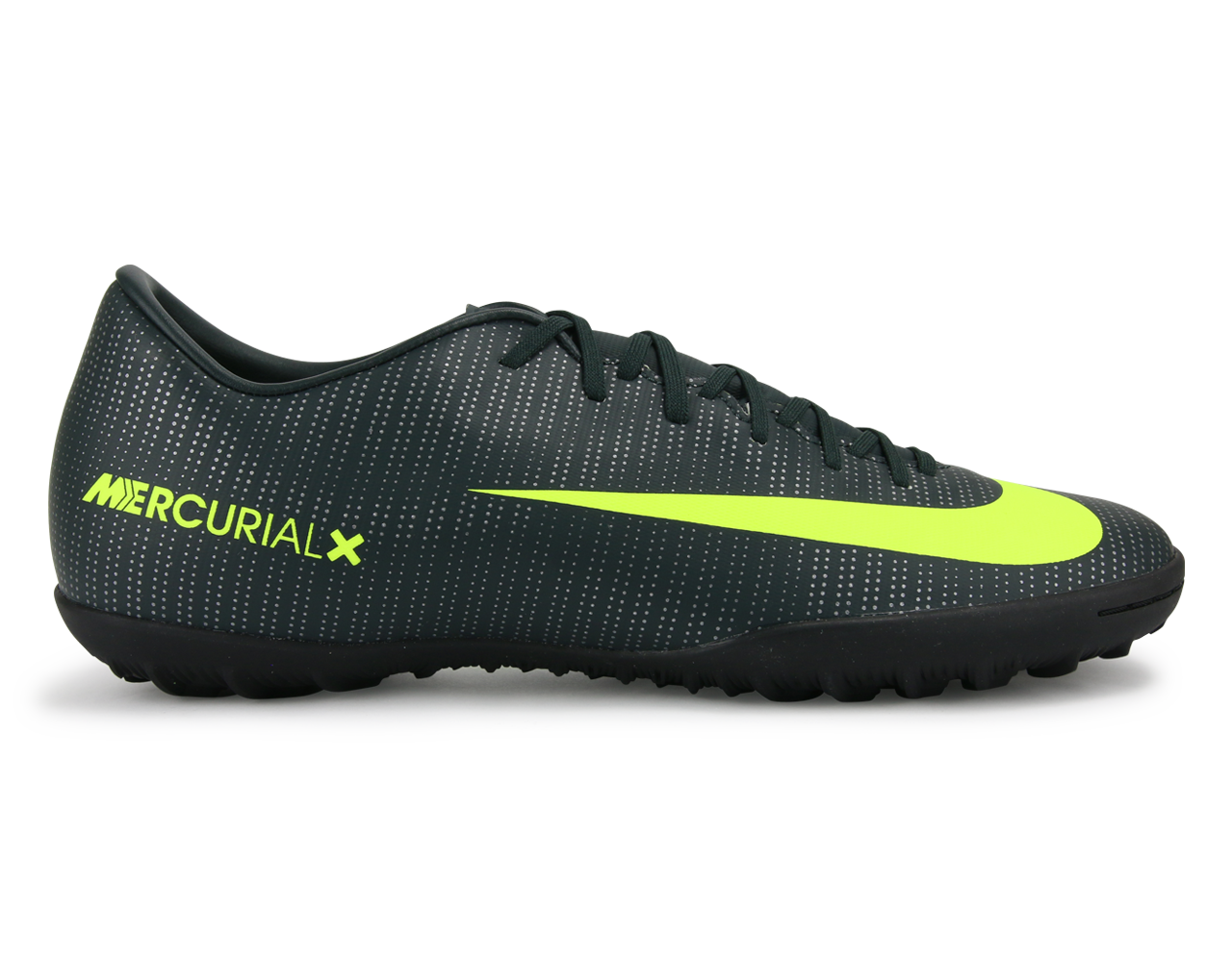 Nike Men's MercurialX Victory VI CR7 Turf Soccer Shoes Seaweed/Volt/Hasta/White