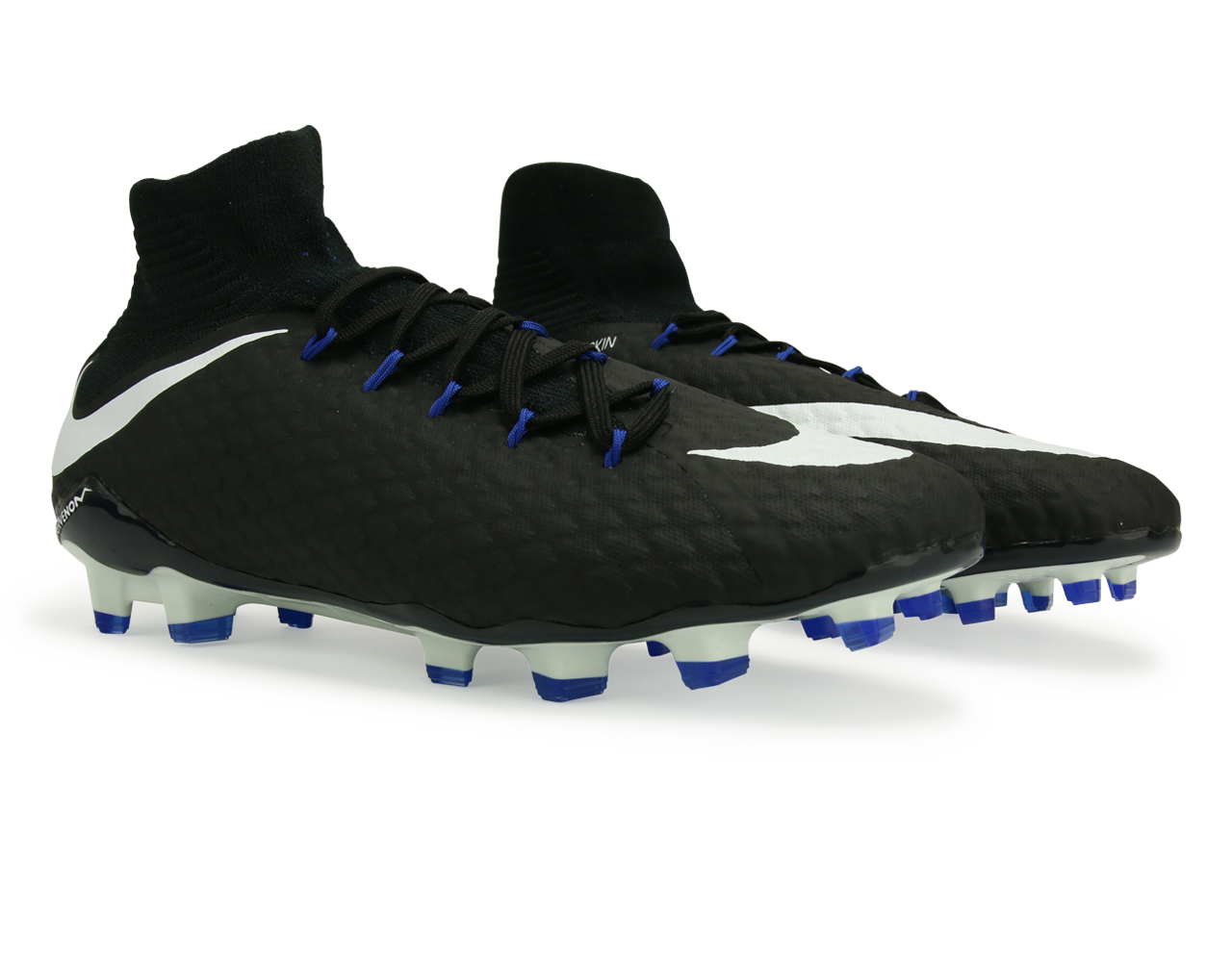 Nike Men's Hypervenom Phatal III Dynamic Fit FG Black/White/Game Royal