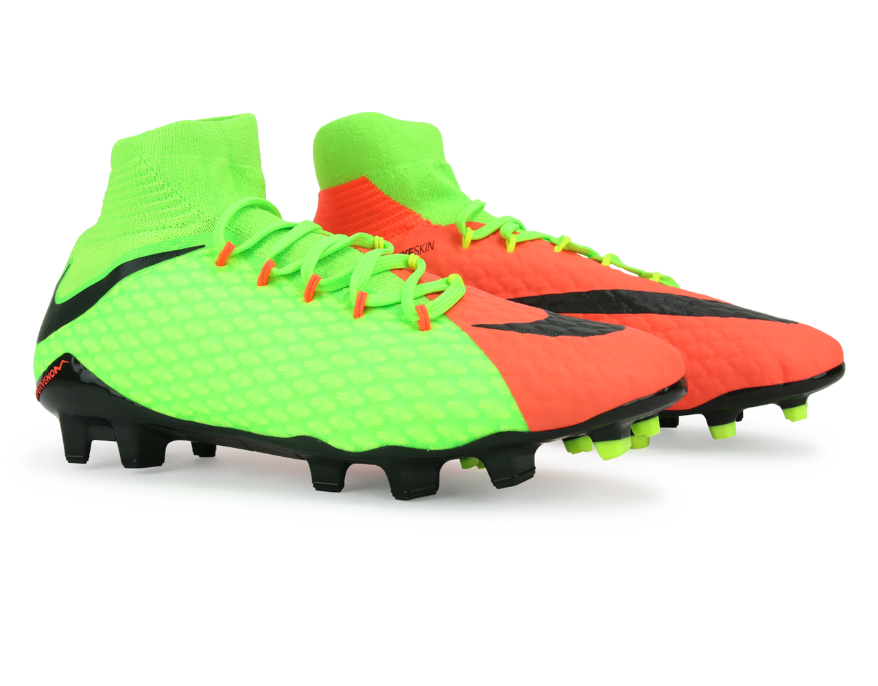 Nike Men's Hypervenom Phatal III Dynamic Fit FG Electric Green/Black/Hyper Orange