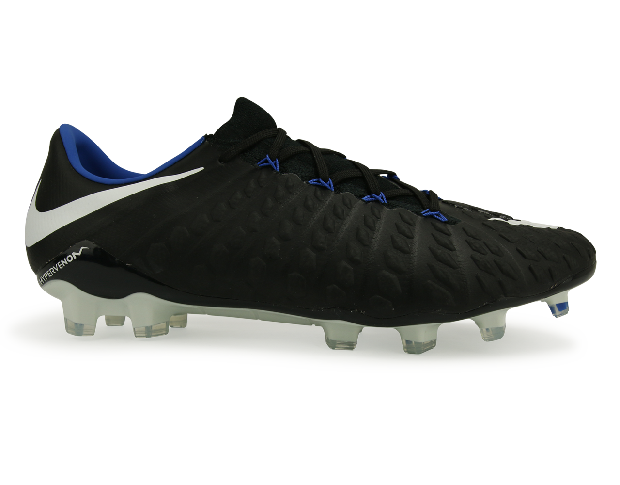 Nike Men's Hypervenom Phantom III FG Black/White/Game Royal