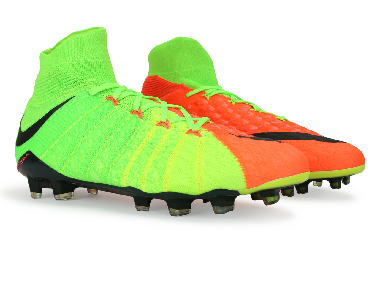 Nike Men's Hypervenom Phantom III Dynamic Fit FG Electric Green/Black/Hyper Orange