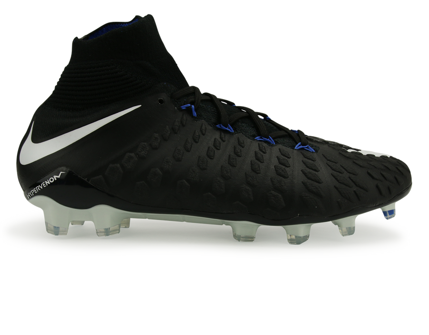 Nike Men's Hypervenom Phantom III Dynamic Fit FG Black/White/Game Royal