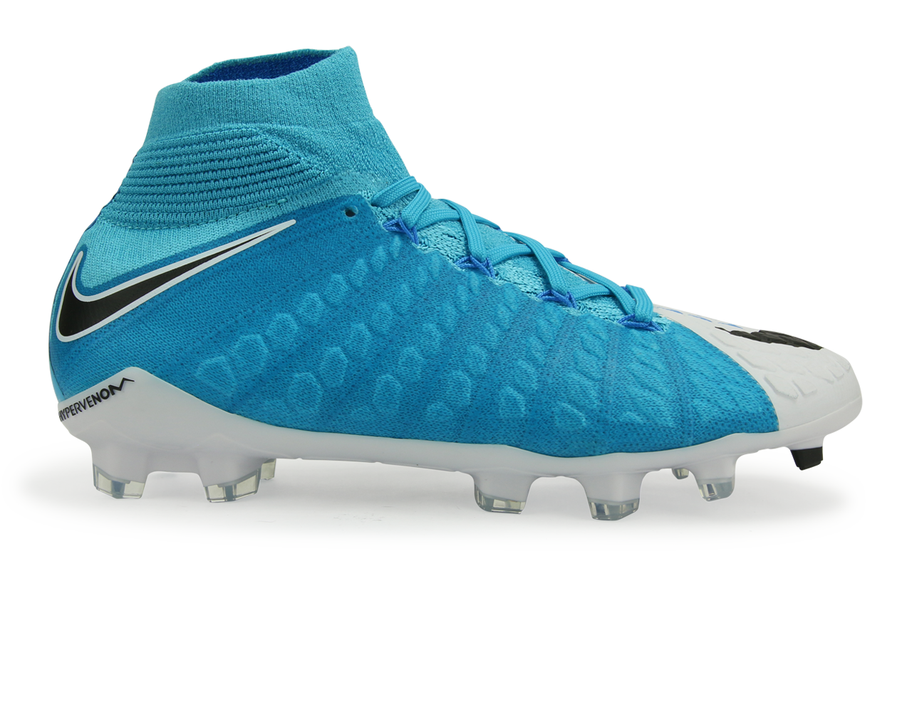 Nike Kids Hypervenom Phantom III Dynamic Fit FG White/Blue/Photo Blue