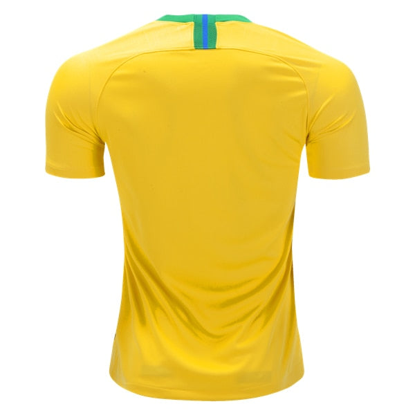 Nike Kids Brazil 18/19 Home Jersey Midwest Gold/Lucky Green