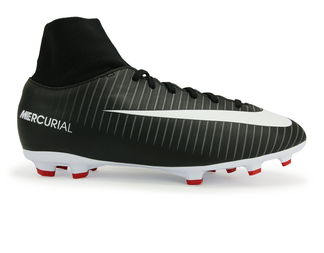 Nike Kids MercurialX Victory VI Dynamic Fit FG Black/White/Dark Grey
