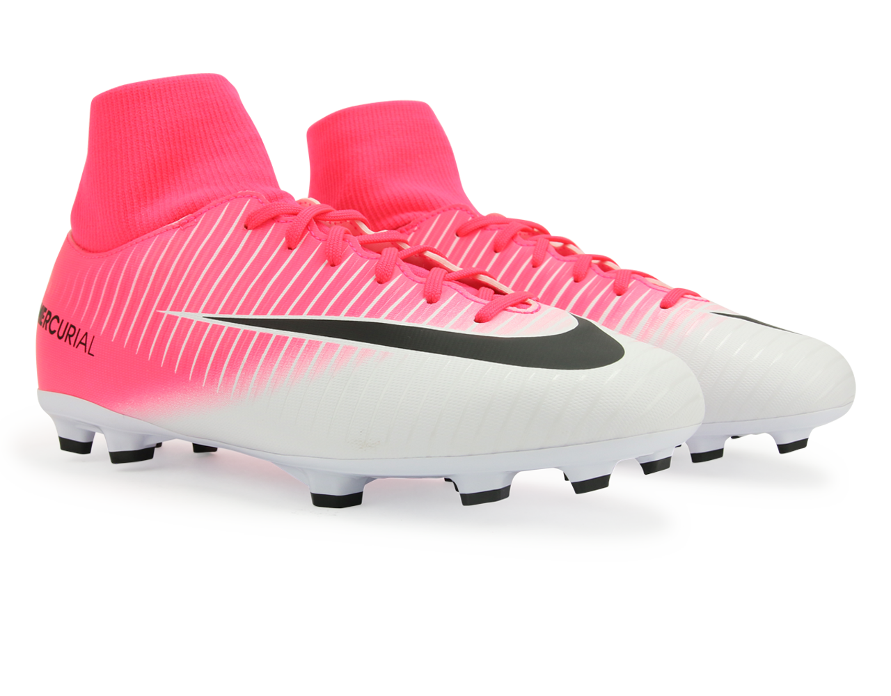 Nike Kids MercurialX Victory VI Dynamic Fit FG Racer Pink/Black/White