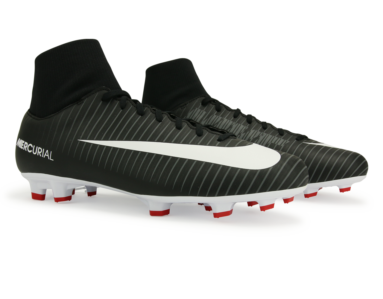 Nike Men's Mercurial Victory VI Dynamic Fit FG Black/White/Dark Grey
