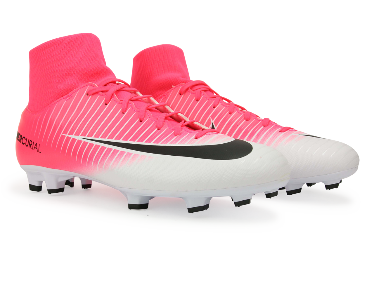 Nike Men's Mercurial Victory VI Dynamic Fit FG Racer Pink/Black/White