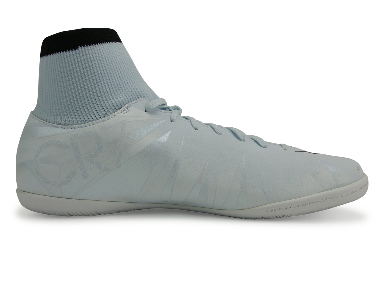 Nike Men's Mercurial Victory VI CR7 DF Indoor Soccer Shoes Blue Tint/Black/White