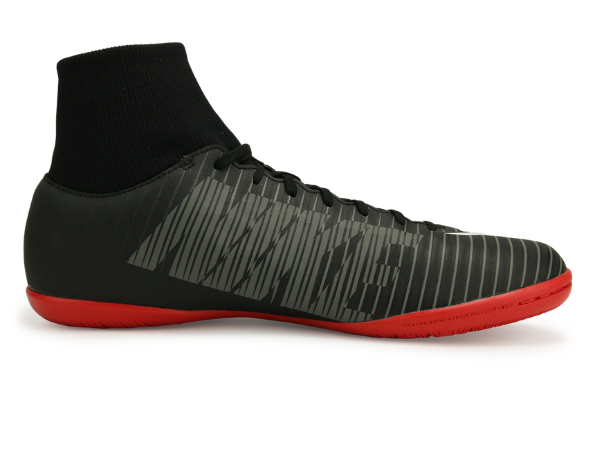 Nike Men's MercurialX Victory VI Dynamic Fit Indoor Soccer Shoes Black/White/Dark Grey