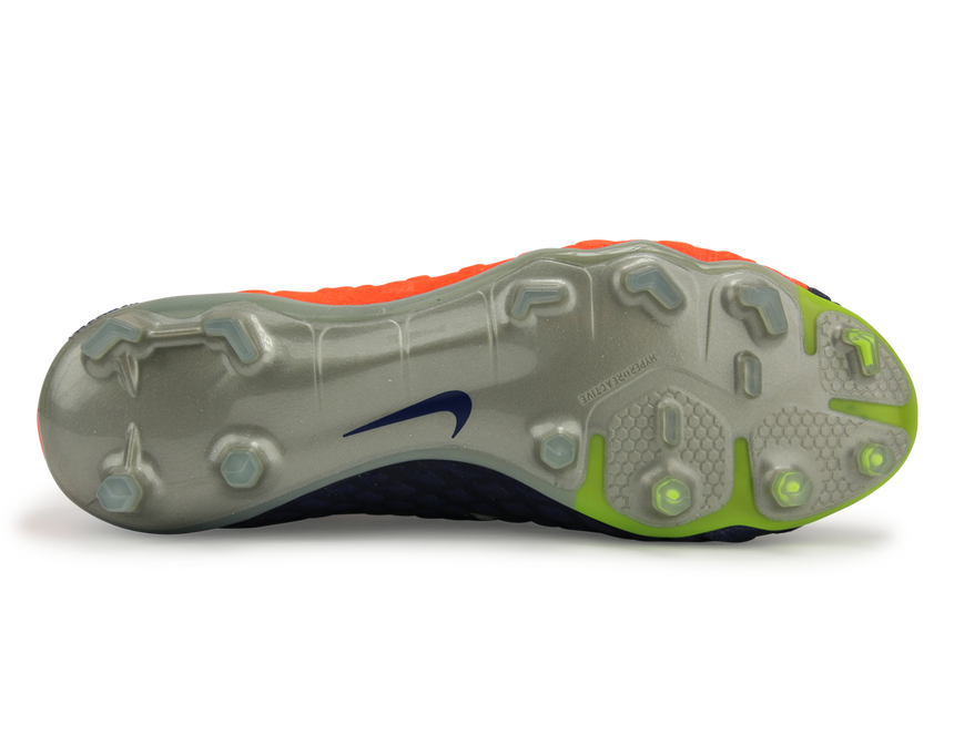 Nike Men's Hypervenom Phantom III Dynamic Fit FG Deep Royal Blue/Chrome/Total Crimson