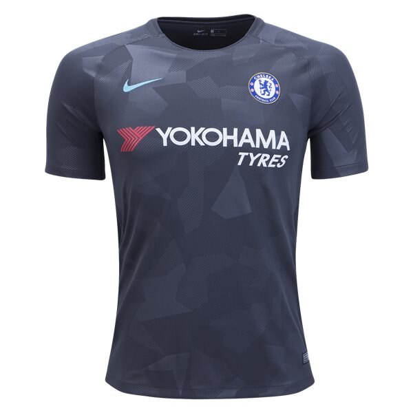Nike Men's Chelsea 17/18 Third Jersey Anthracite/Omega Blue