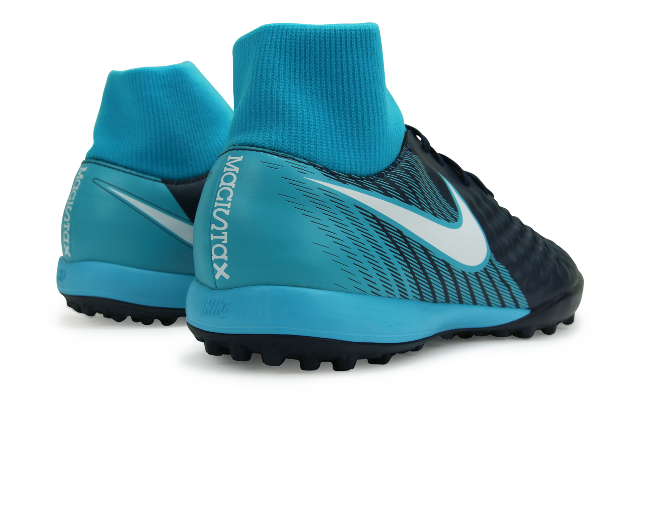 Nike Men's MagistaX Onda II DF Turf Shoes Obsidian/Gamma Blue