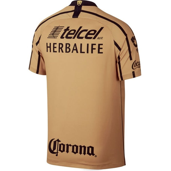 Nike Men's PUMA UNAM 18/19 Away Jersey Truly Gold/Obsidian
