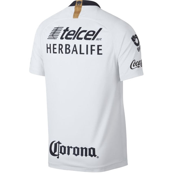 Nike Men's PUMA UNAM 18/19 Home Jersey White/Truly Gold/Obsidian