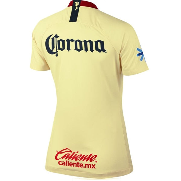 Nike Women's Club America 18/19 Home Jersey Lemon Chiffon/Gym Red