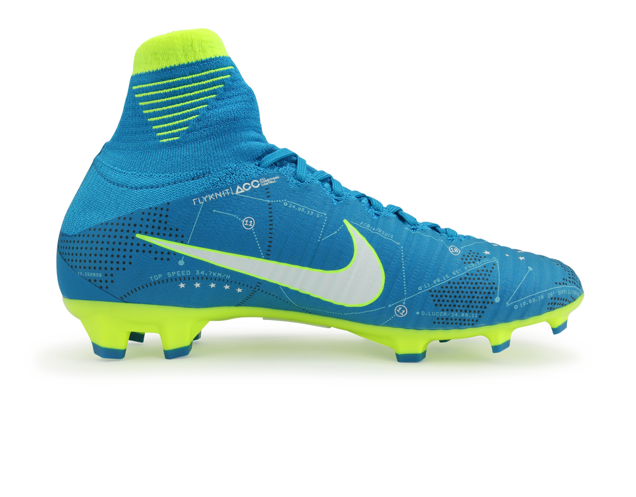 Nike Kids Mercurial Superfly DF Neymar Jr FG Blue Orbit/White