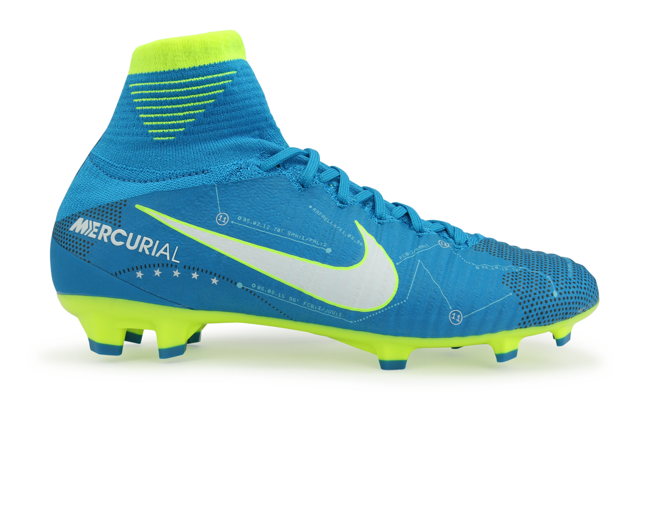 Nike Kids Mercurial Superfly DF Neymar Jr FG Blue Orbit/White