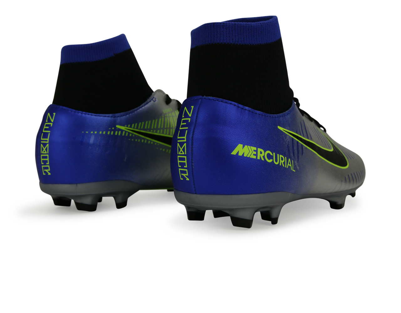 Nike Kids MercurialX Victory VI Dynamic Fit Neymar Jr FG Racer Blue/Black/Chrome/Volt