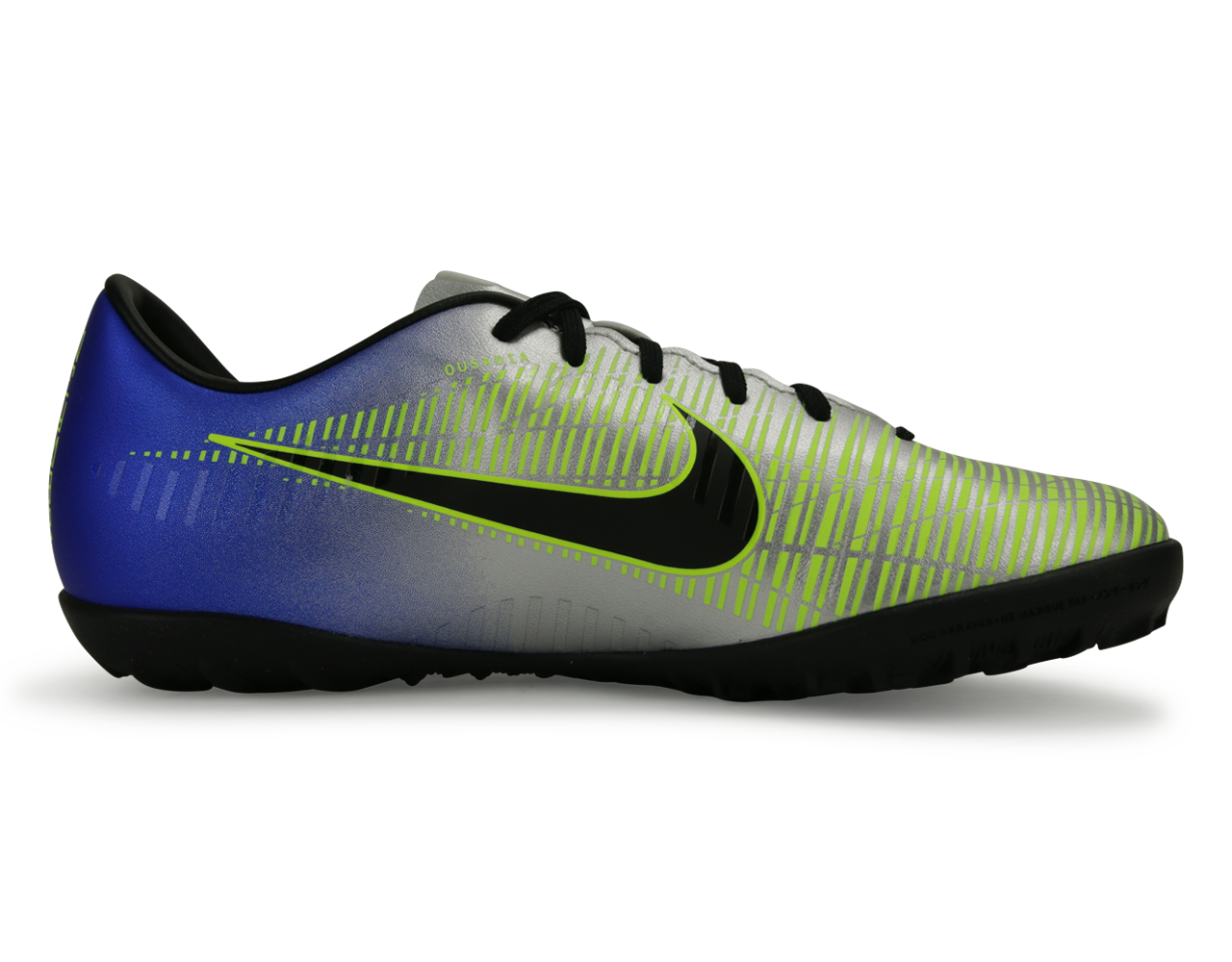 Nike Kids MercurialX Victory 6 Neymar Jr Turf Soccer Shoes Racer Blue/Black/Chrome/Volt