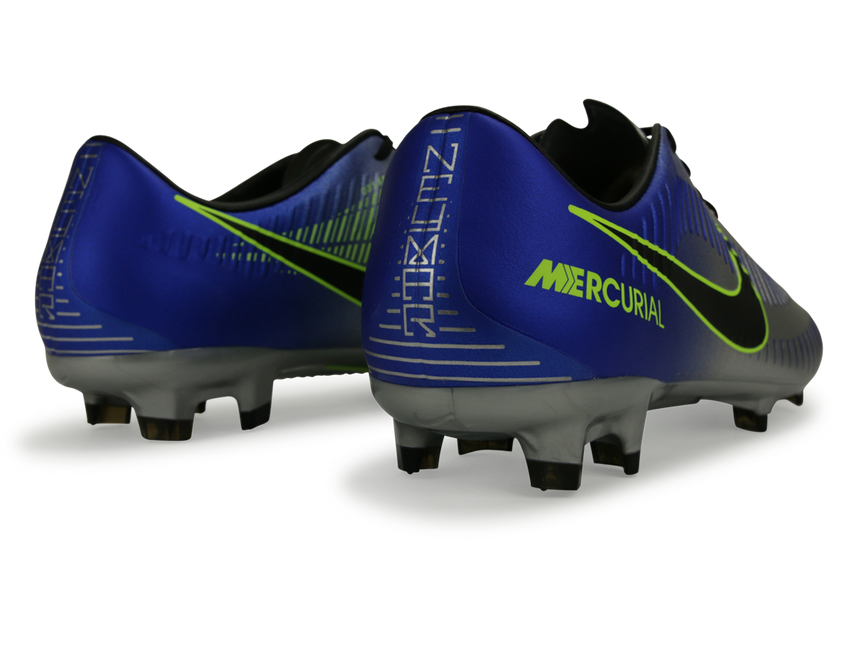 Nike Men's Mercurial Veloce III Neymar Jr FG Racer Blue/Black/Chrome/Volt