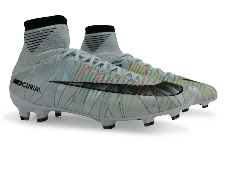 Nike Kids Mercurial Superfly V CR7 Dynamic Fit FG Blue Tint/Black/White