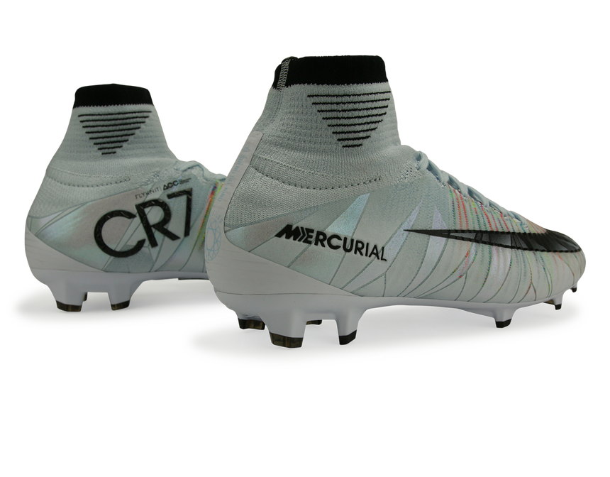 Nike Kids Mercurial Superfly V CR7 Dynamic Fit FG Blue Tint/Black/White