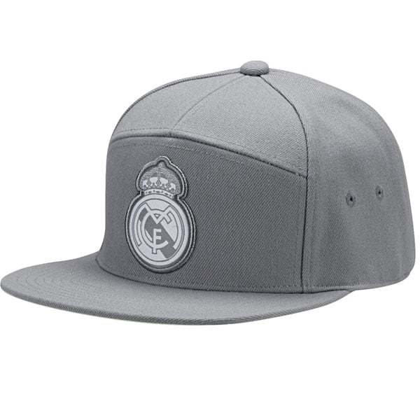 adidas Real Madrid Anthem Cap Grey/Solar Yellow/White