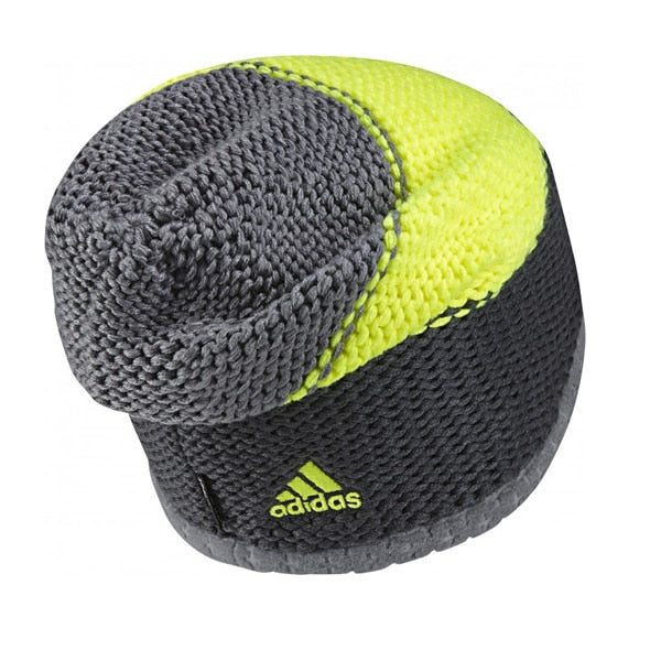 adidas Real Madrid Beanie Grey/Solar Yellow/White