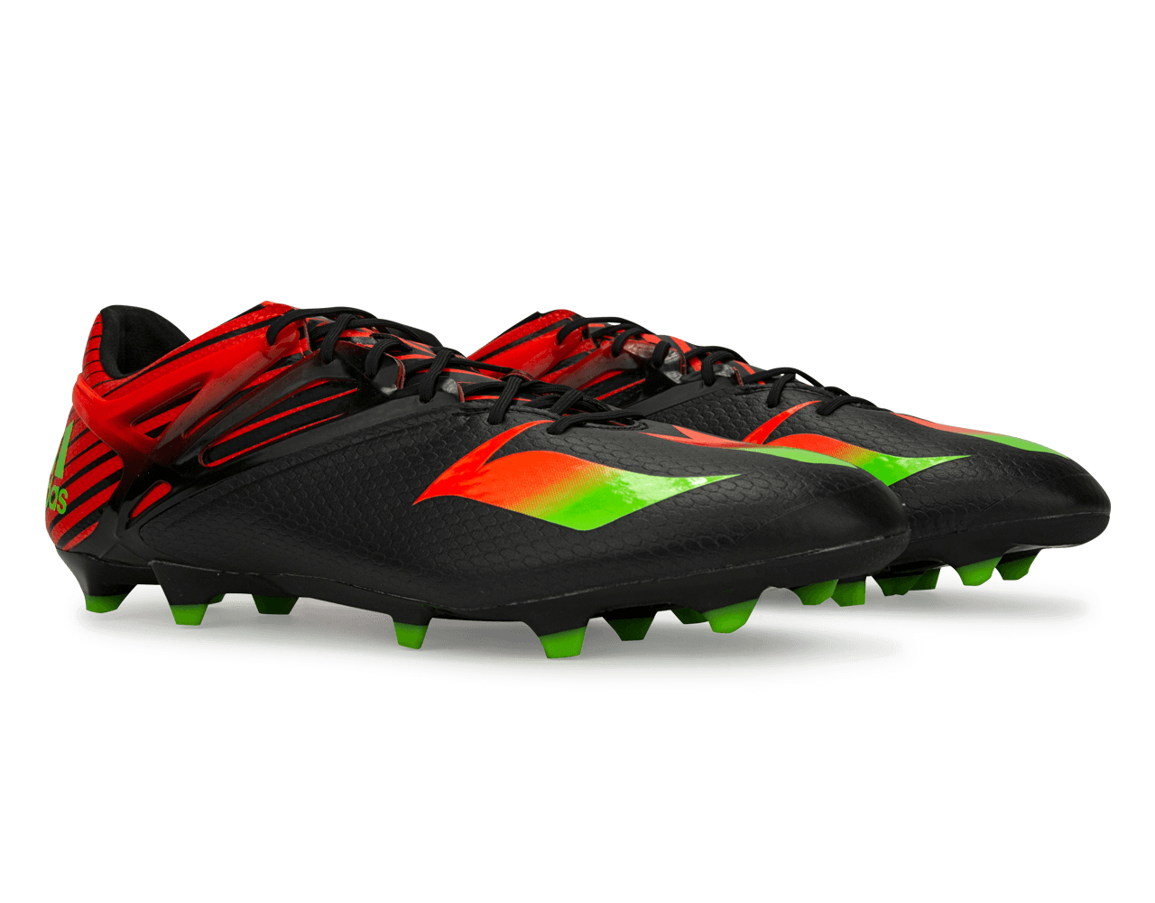 adidas Men's Messi 15.1 FG/AG Core Black/ Neon Green/Infrared