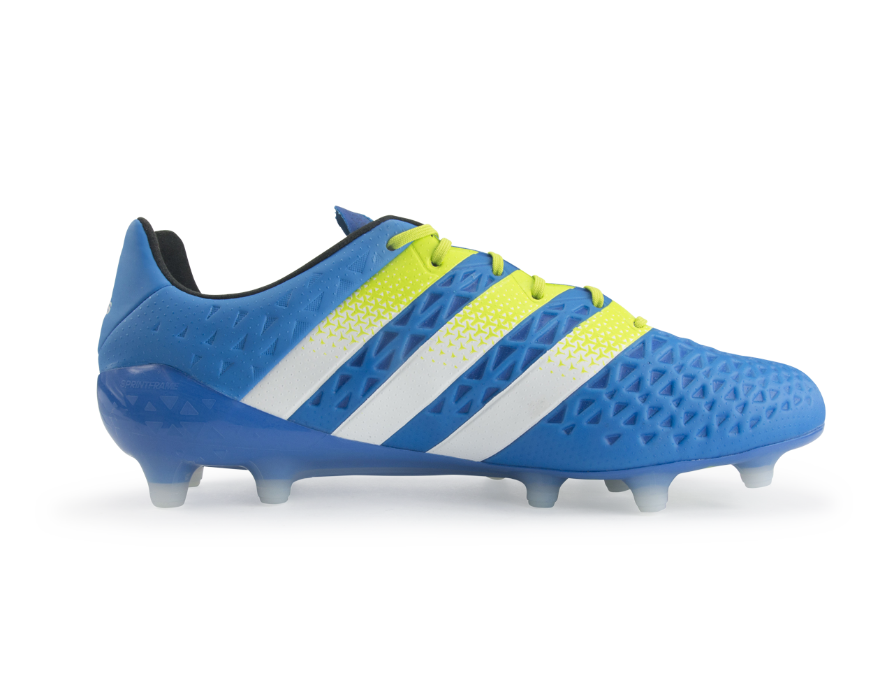adidas Men's ACE 16.1 FG/AG Blue/White/Solar Slime
