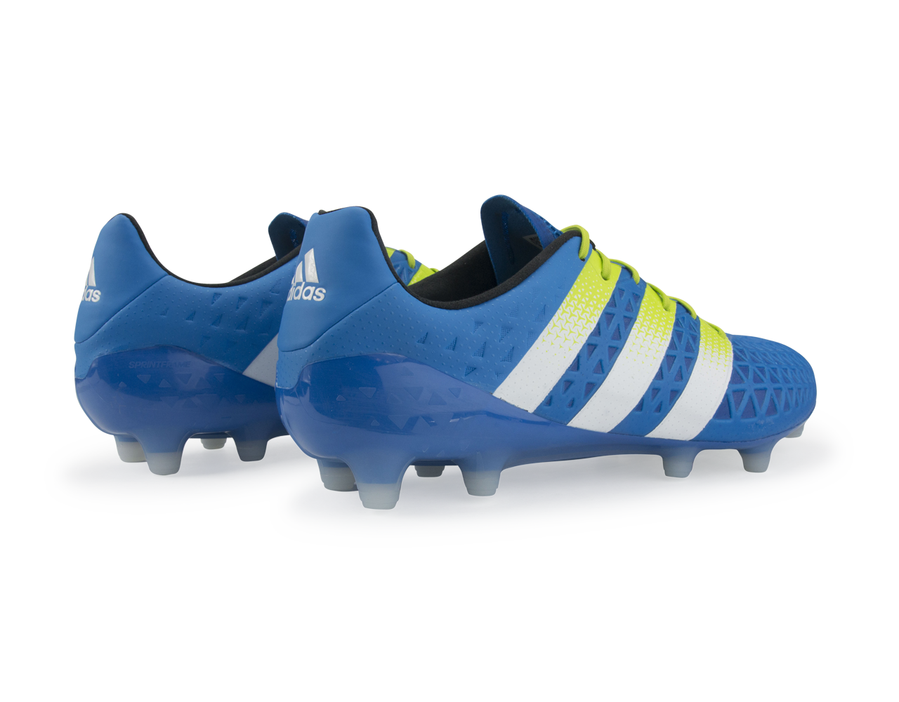 adidas Men's ACE 16.1 FG/AG Blue/White/Solar Slime
