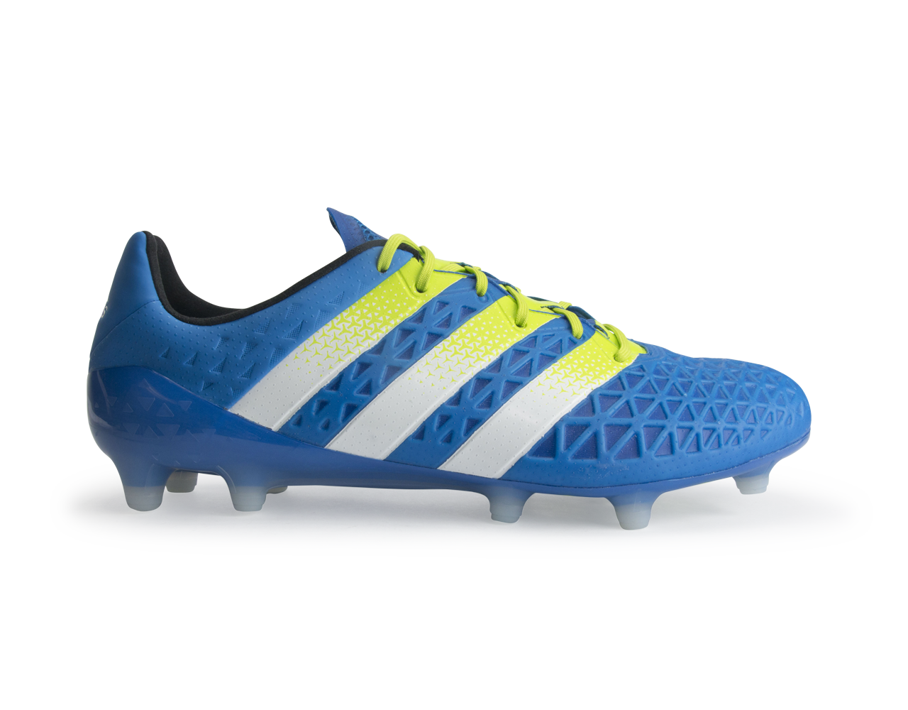 adidas Men's ACE 16.1 FG/AG Blue/White/Solar Slime