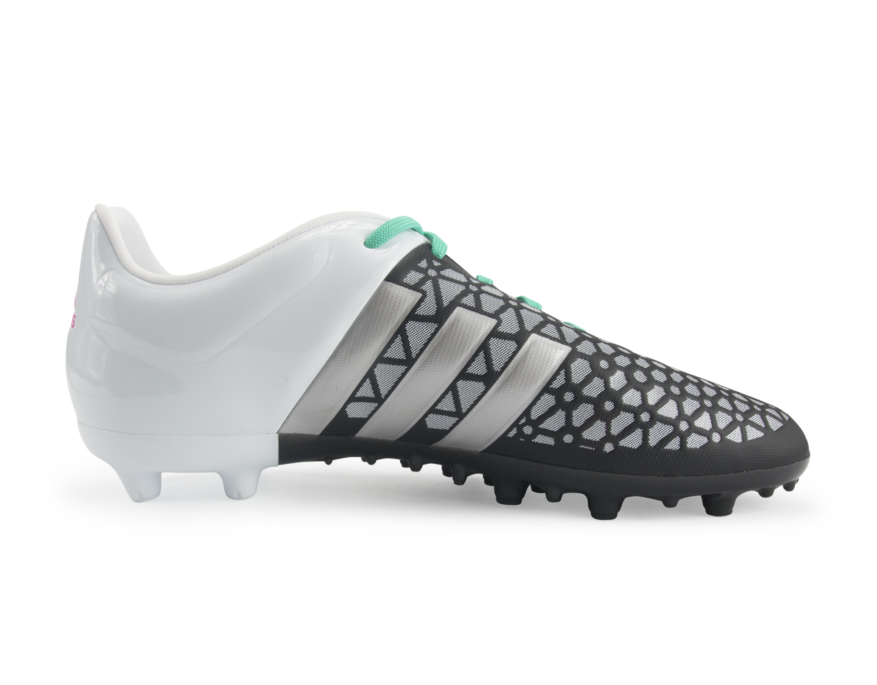 adidas Kids ACE 15.3 FG/AG Black/Metallic Silver/Mint
