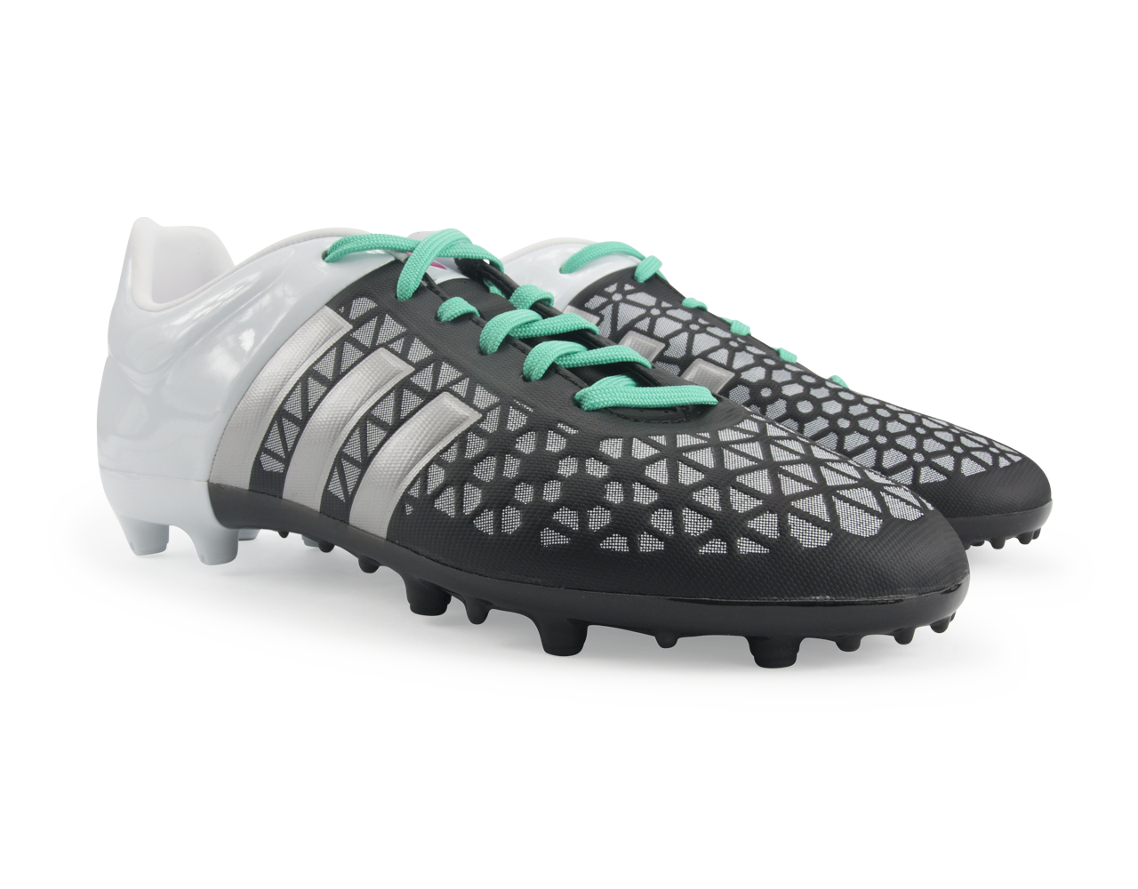 adidas Kids ACE 15.3 FG/AG Black/Metallic Silver/Mint