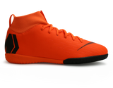 Nike Kids SuperflyX VI Academy GS Indoor Soccer Shoes Total Orange/Black