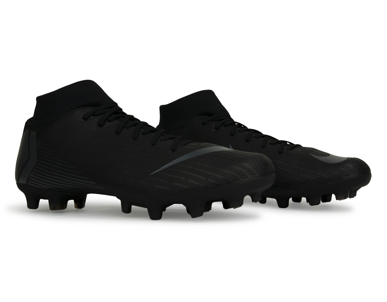 Nike Men's Mercurial Superfly 6 Academy FG/MG Black/Black