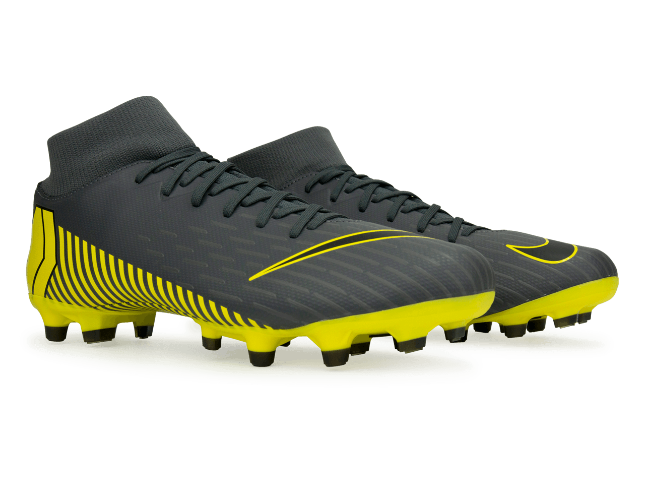 Nike Men's Mercurial Superfly Game Over Academy 6 FG/MG Dark Grey/Black