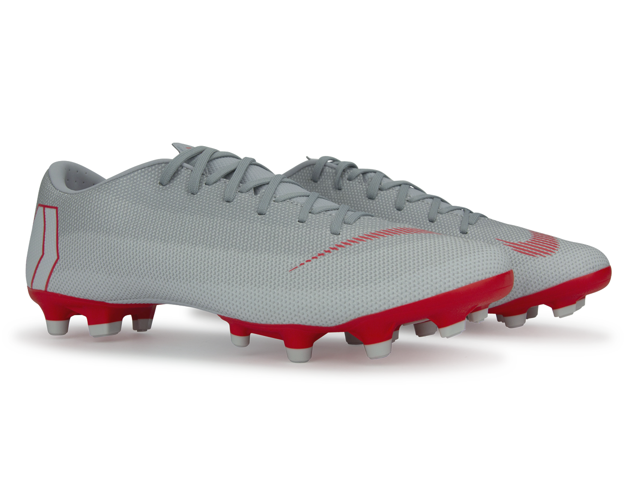 Nike Men's Mercurial Vapor 12 Academy FG Wolf Grey/Light Crimson