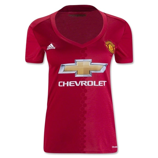 adidas Women's Manchester United 16/17 Home Jersey Real Red/White