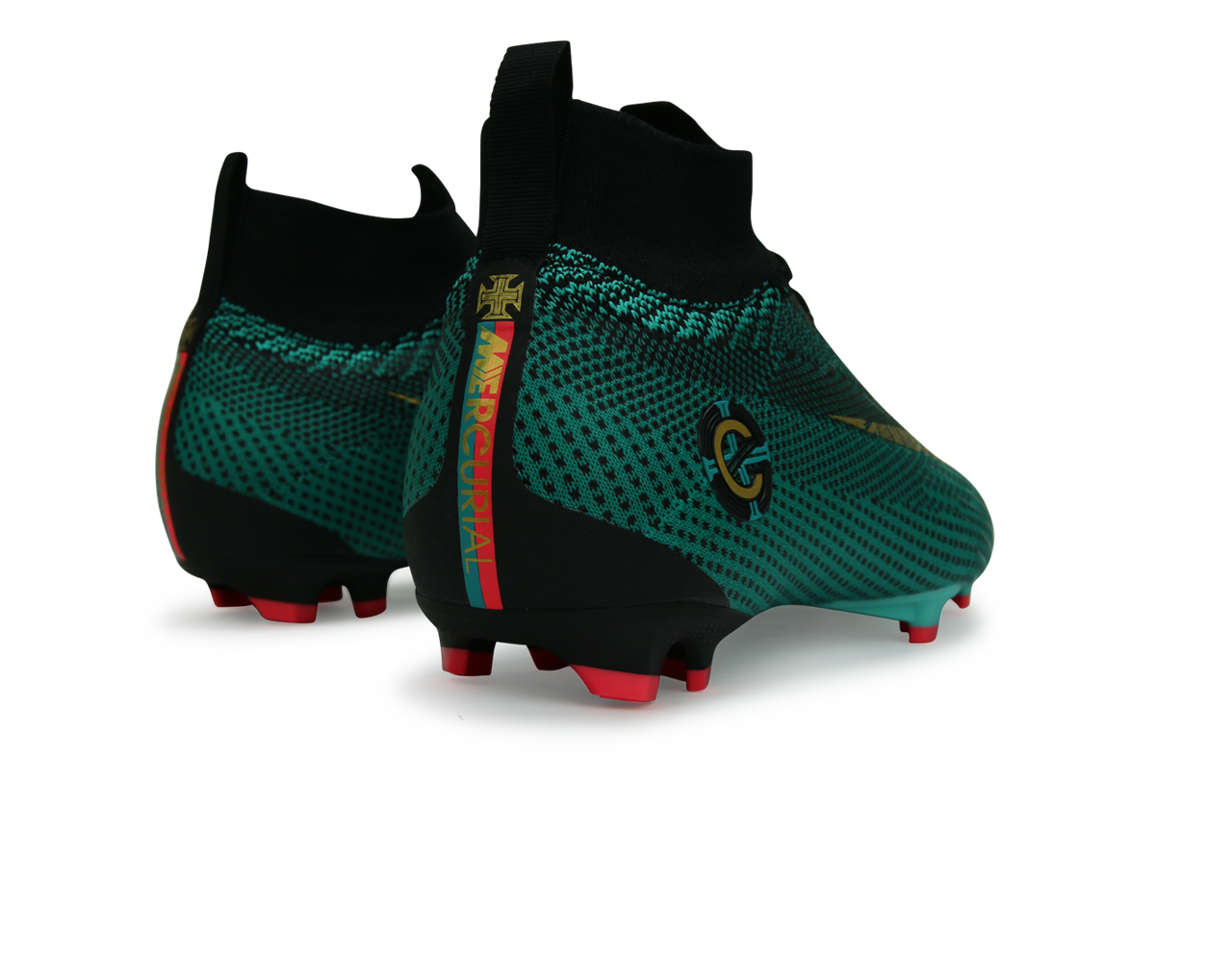 Nike Kids Superfly 6 CR7 Elite FG Clear Jade/Black/Hyper Turquoise