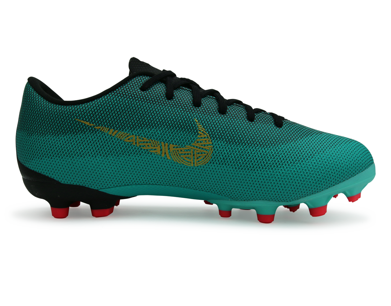 Nike Kids Mercurial Vapor 12 Academy GS CR7 FG/MG Clear Jade/Black/Hyper Turquoise
