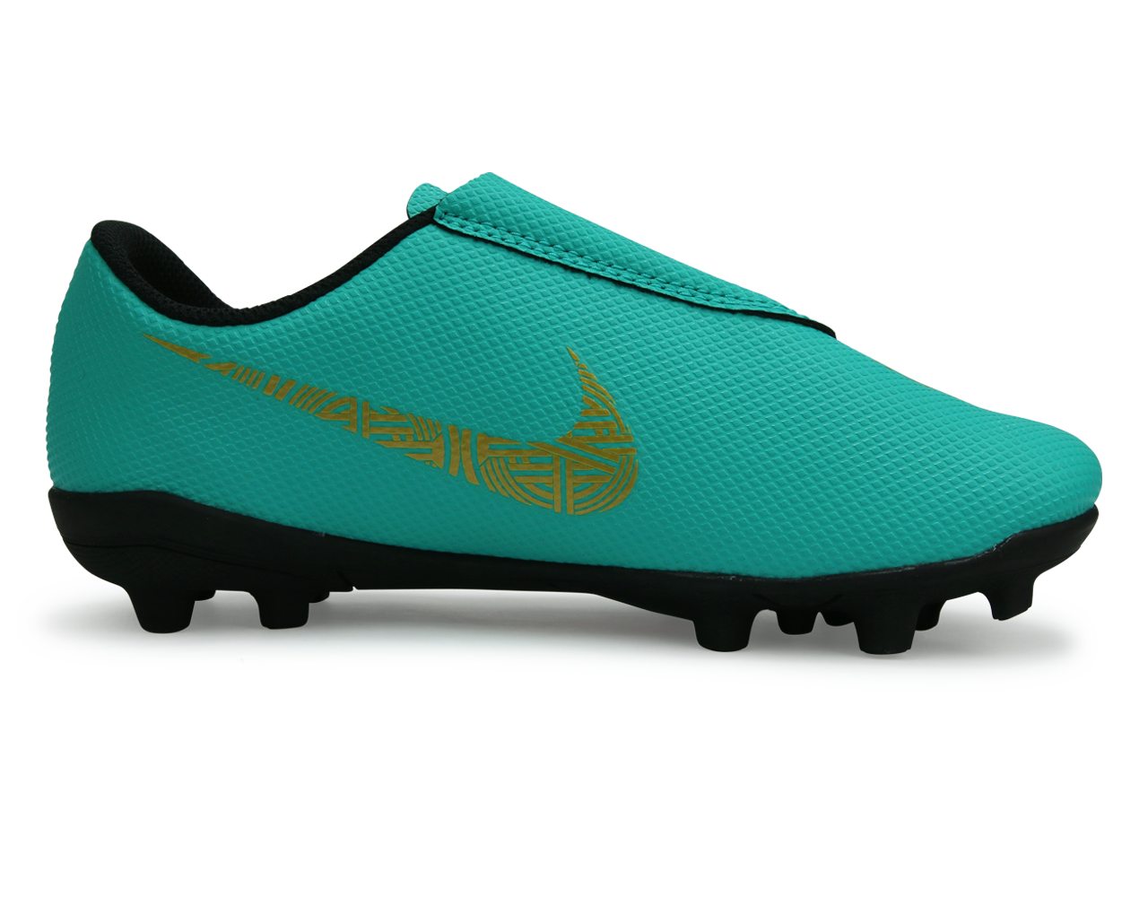 Nike Kids Mercurial Vapor 12 Club PS CR7 FG/MG Clear Jade/Black/Hyper Turquoise