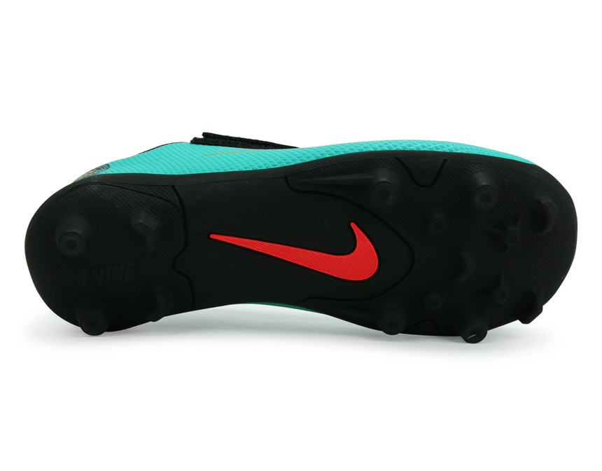Nike Kids Mercurial Vapor 12 Club PS CR7 FG/MG Clear Jade/Black/Hyper Turquoise