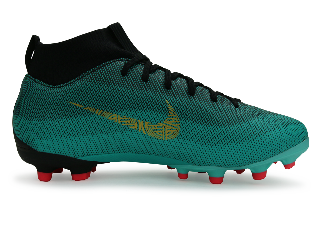 Nike Kids Superfly 6 Academy GS CR7 FG/MG Clear Jade/Black/Hyper Turquoise