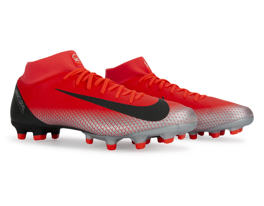 Nike Men's Mercurial CR7 Superfly 6 Academy MG Bright Crimson/Black