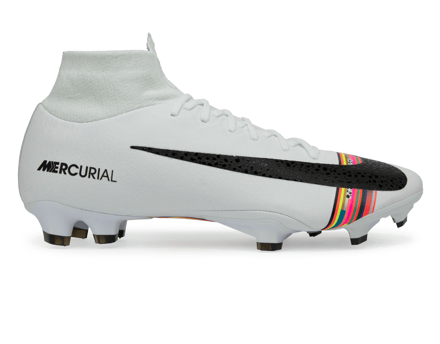 Nike Men's Mercurial Superfly 6 Pro FG White/Black/Pure Platinum