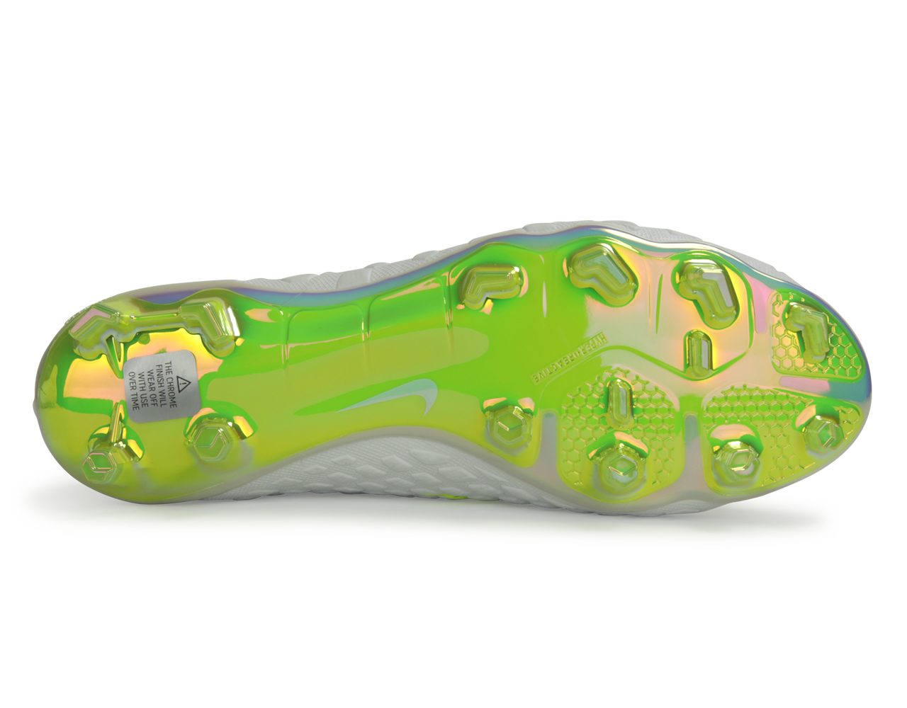 Nike Men's Hypervenom 3 Elite DF FG White/Metallic Cool Grey/Volt