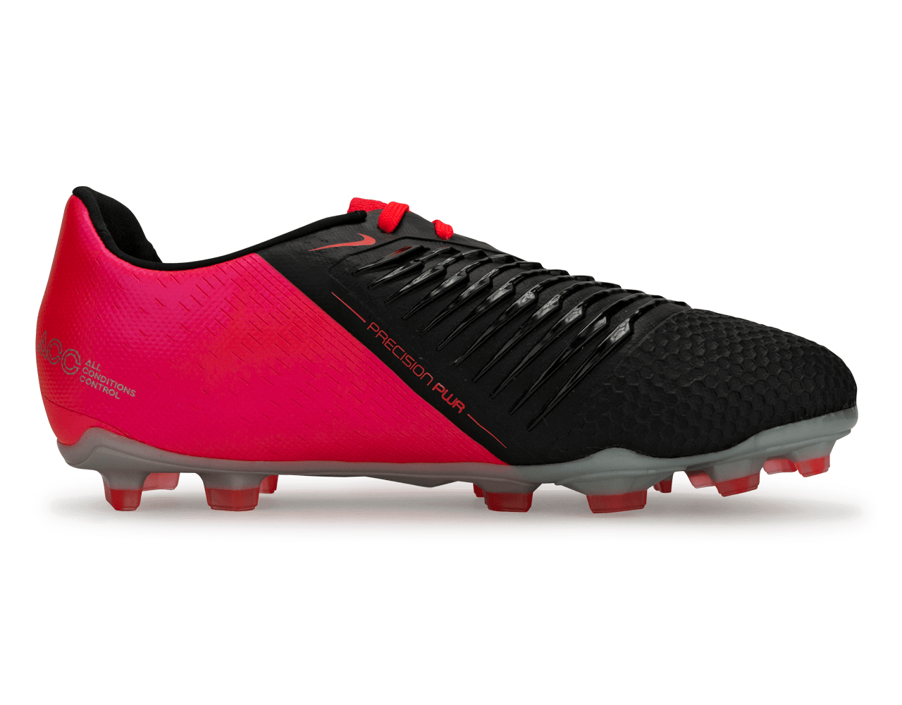 Nike Kids PhantomVNM Elite FG Laser CrimsonMetallic Silver/Black